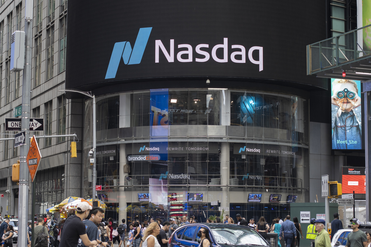 Nasdaq Inc NY building-by hapabapa via iStock