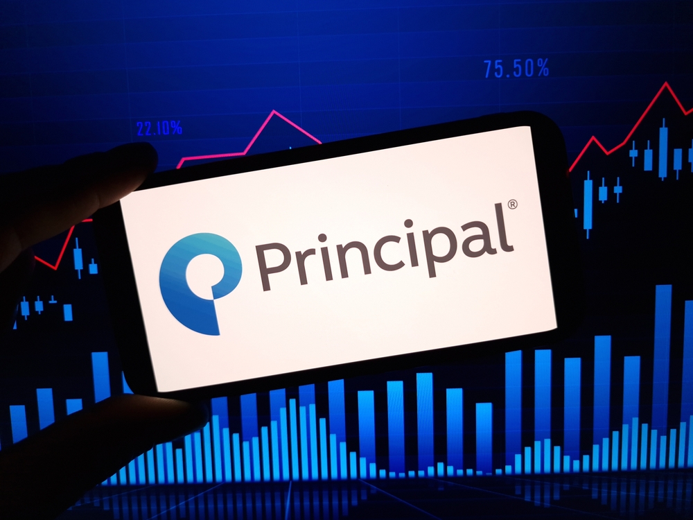 Financial (names J - Z) - Principal Financial Group Inc logo and chart-by Piotr Swat via Shutterstock