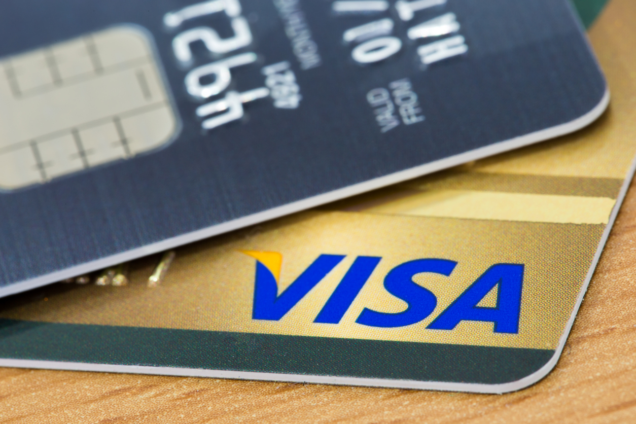 Financial (names J - Z) - Visa Inc gold card-by hatchpong via iStock