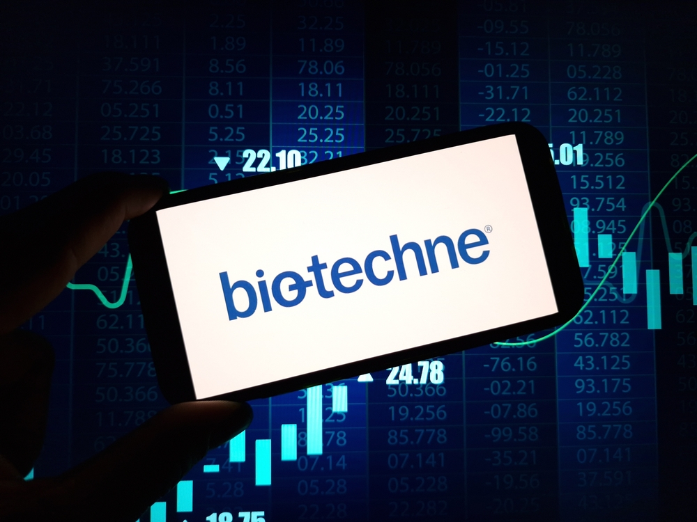 Healthcare (names A - H) - Bio-Techne Corp logo and data-by Piotr Swat via Shutterstock