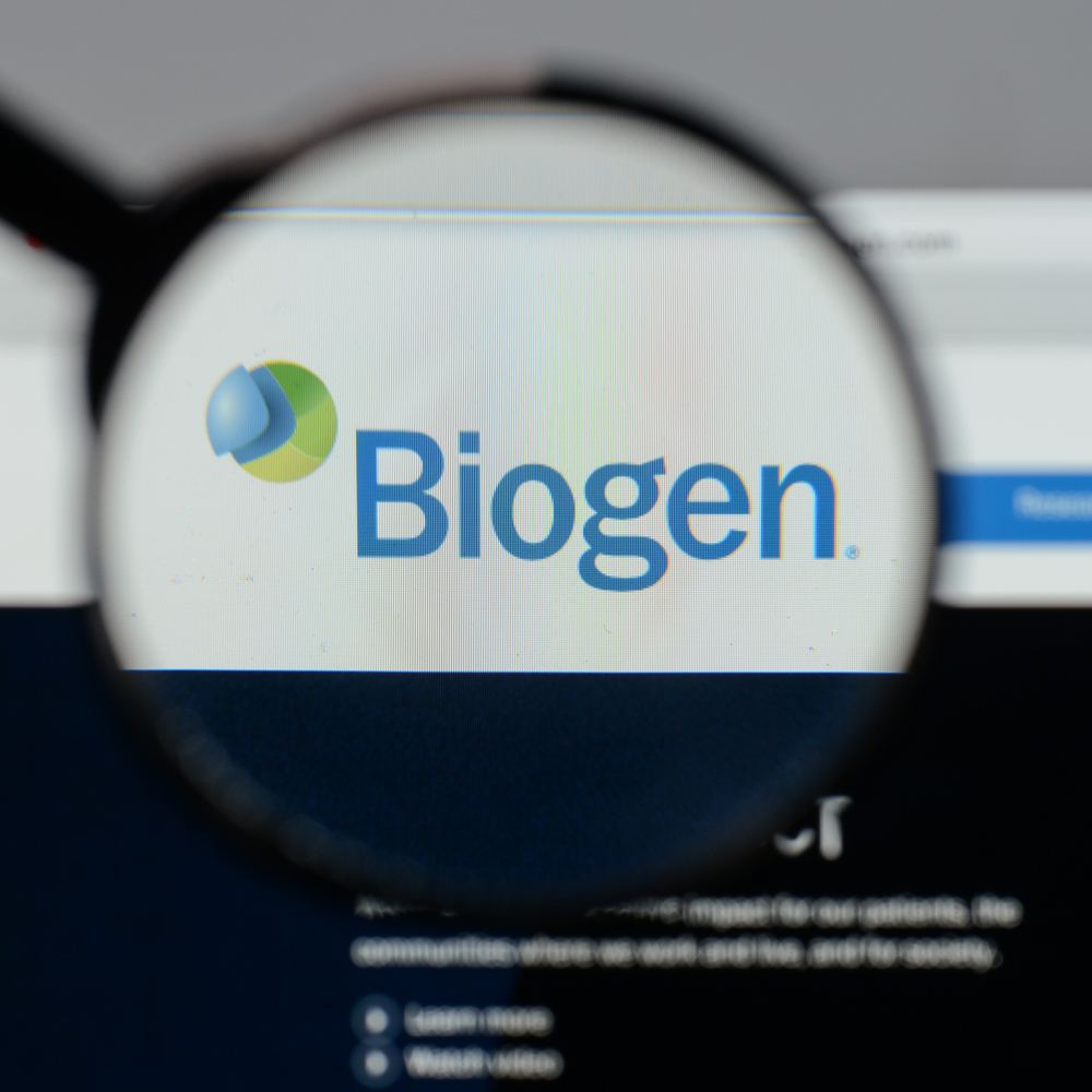 Healthcare (names A - H) - Biogen Inc magnified-by Casimiro PT via Shutterstock