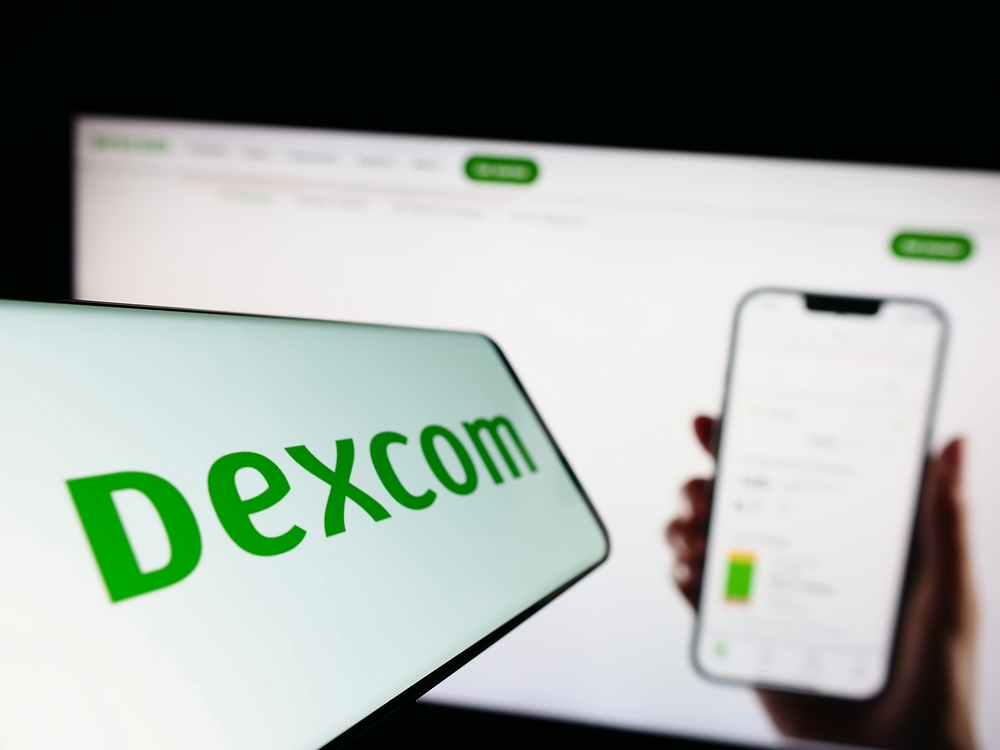 Healthcare (names A - H) - Dexcom Inc logo on phone -by T_Schneider via Shutterstock