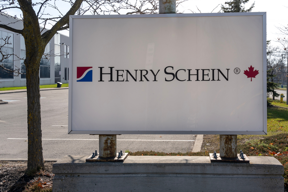 Healthcare (names A - H) - Henry Schein Inc_ sign outside office-by JHVEPhoto via Shutterstock