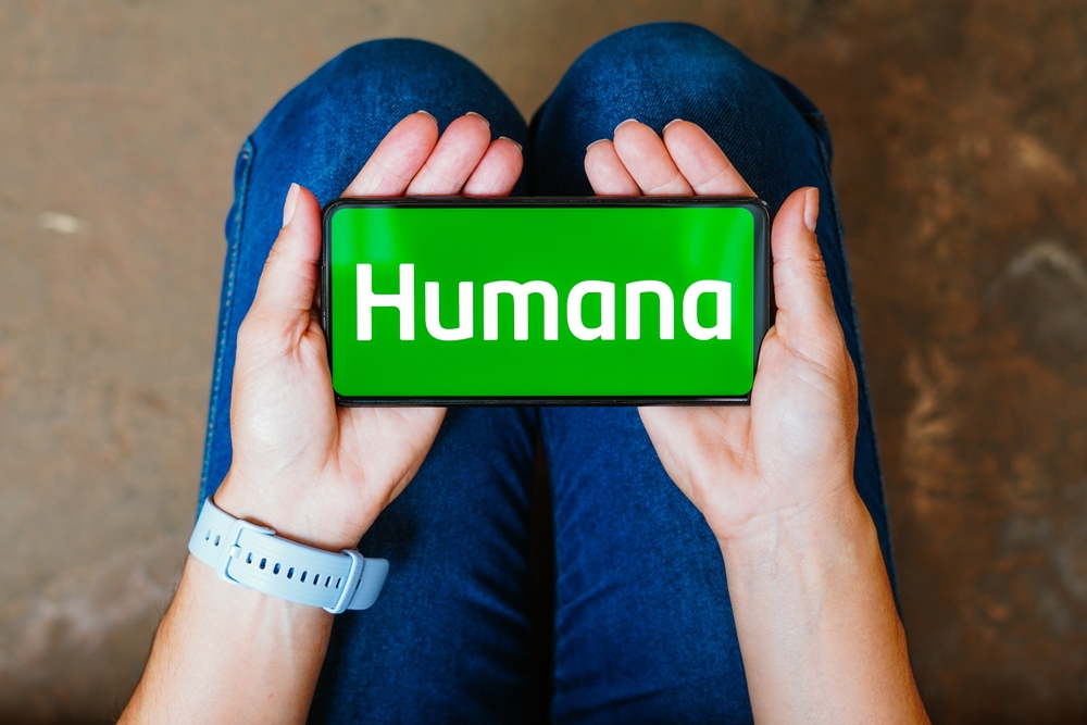 Humana Inc_ app on phone -by rafapress via Shutterstock