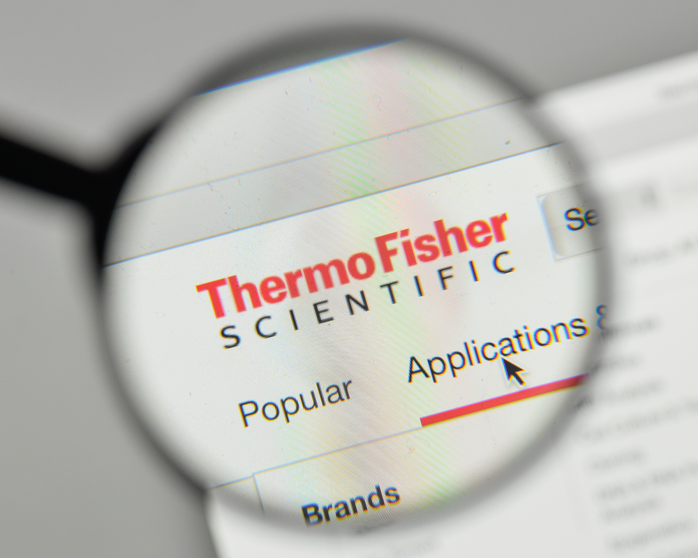 Healthcare (names I - Z) - Thermo Fisher Scientific Inc_ site magnified-by Casimiro PT via Shutterstock