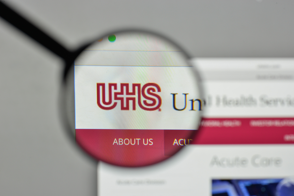 Healthcare (names I - Z) - Universal Health Services, Inc_ magnified- by Casimiro PT via Shutterstock