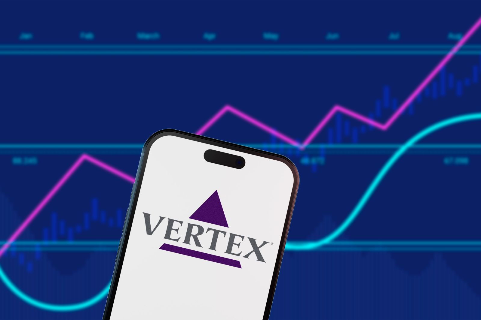 Vertex Pharmaceuticals logo By Midea