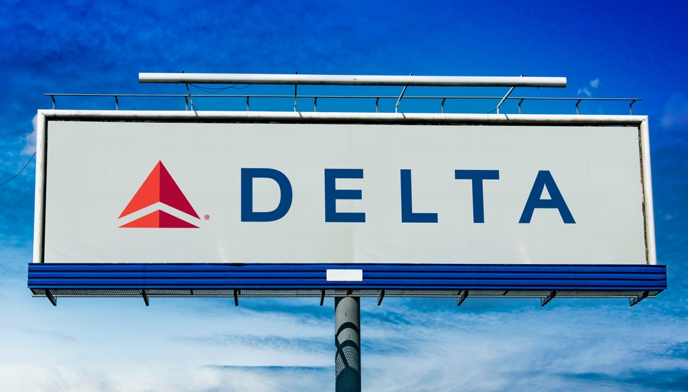 Industrials (names A - I) - Delta Air Lines, Inc_ billboard-by monticello via Shutterstock