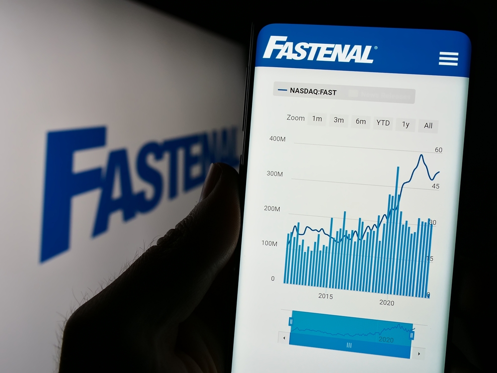 Industrials (names A - I) - Fastenal Co_ logo and chart-by T_Schneider via Shutterstock