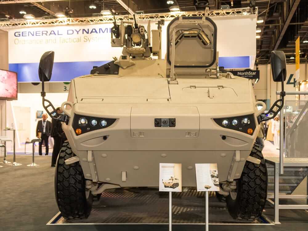 General Dynamics Corp_ armoured vehicle-by Flying Camera via Shutterstock