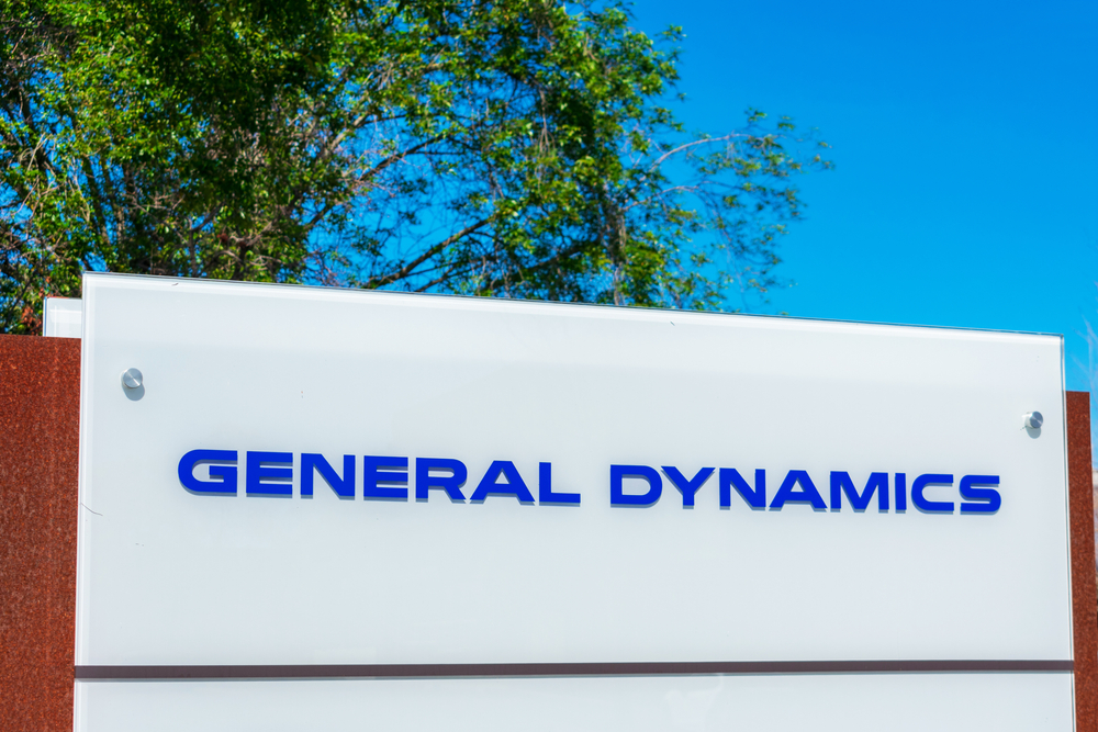 Industrials (names A - I) - General Dynamics Corp_ sign in San Jose, Ca-by Michael Vi via Shutterstock