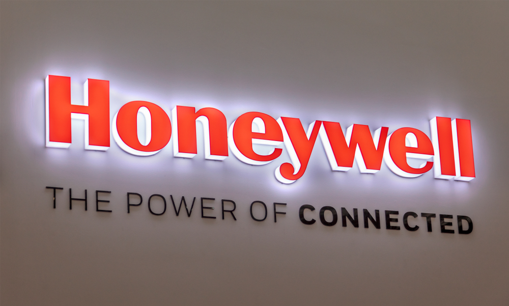 Industrials (names A - I) - Honeywell International Inc sign- by testing via Shutterstock