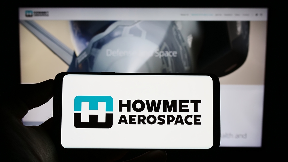Industrials (names A - I) - Howmet Aerospace Inc logoon phone-by T_Schneider via Shutterstock