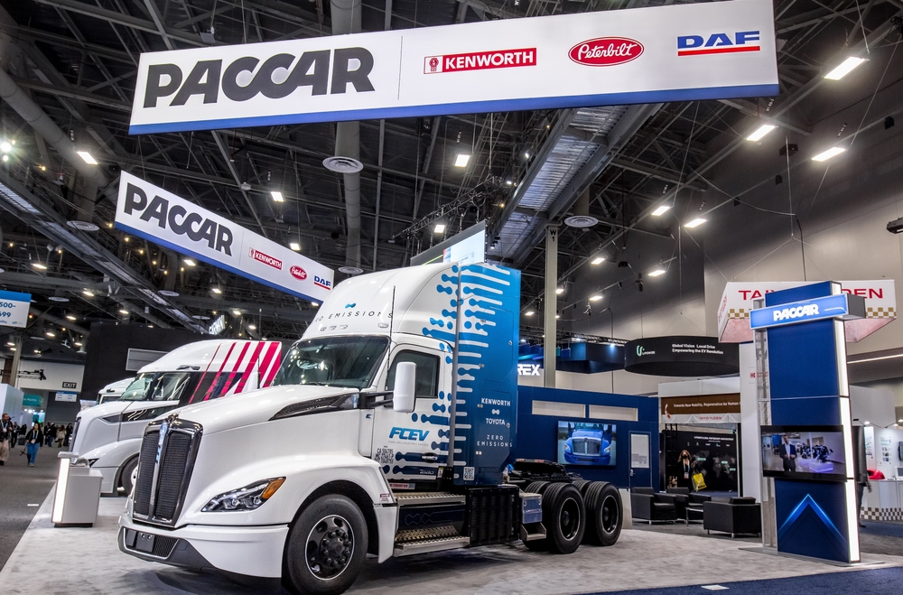 Industrials (names J - Z) - Paccar Inc_ branded truck-by RYO Alexandre via Shutterstock