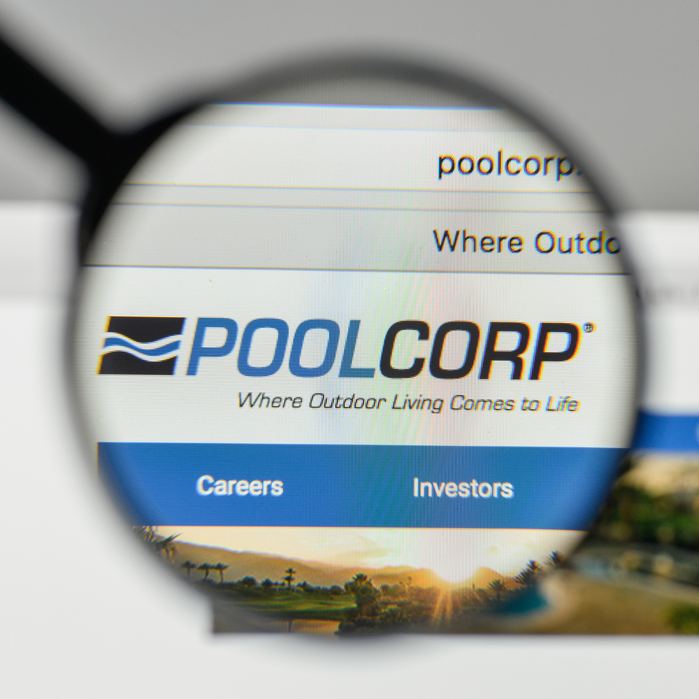 Industrials (names J - Z) - Pool Corporation site magnified-by Casimiro PT via Shutterstock