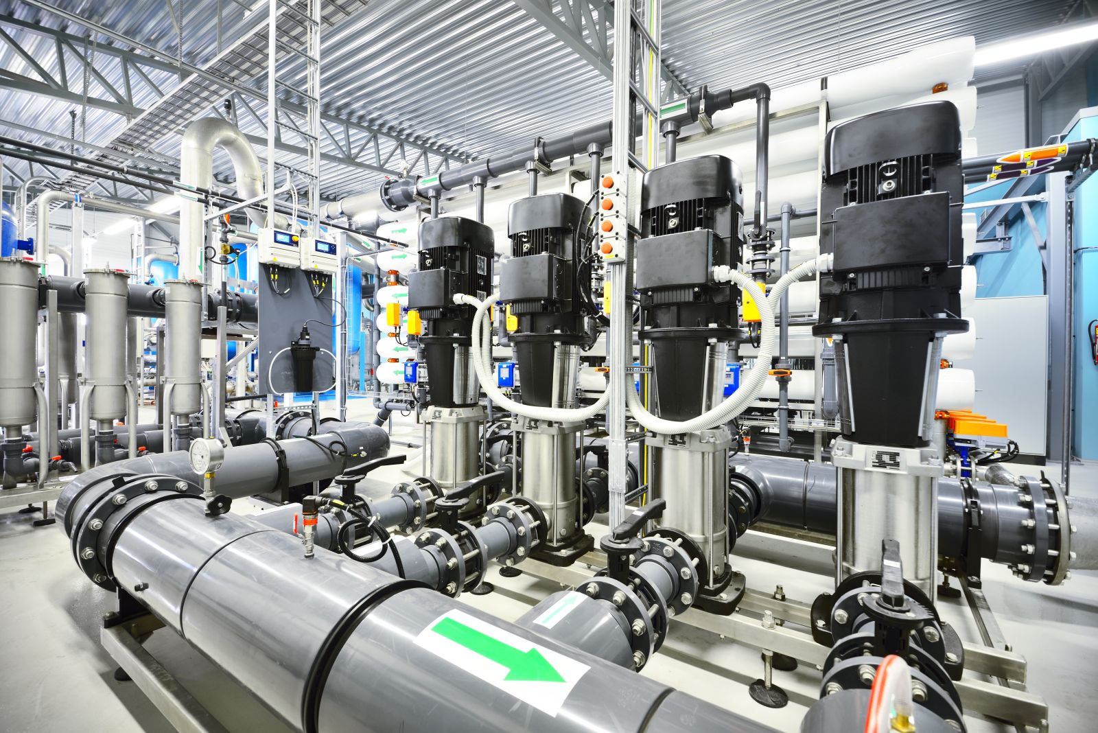 Pump station reverse osmosis industrial water treatment by Alex Stemmer via Adobe Stock