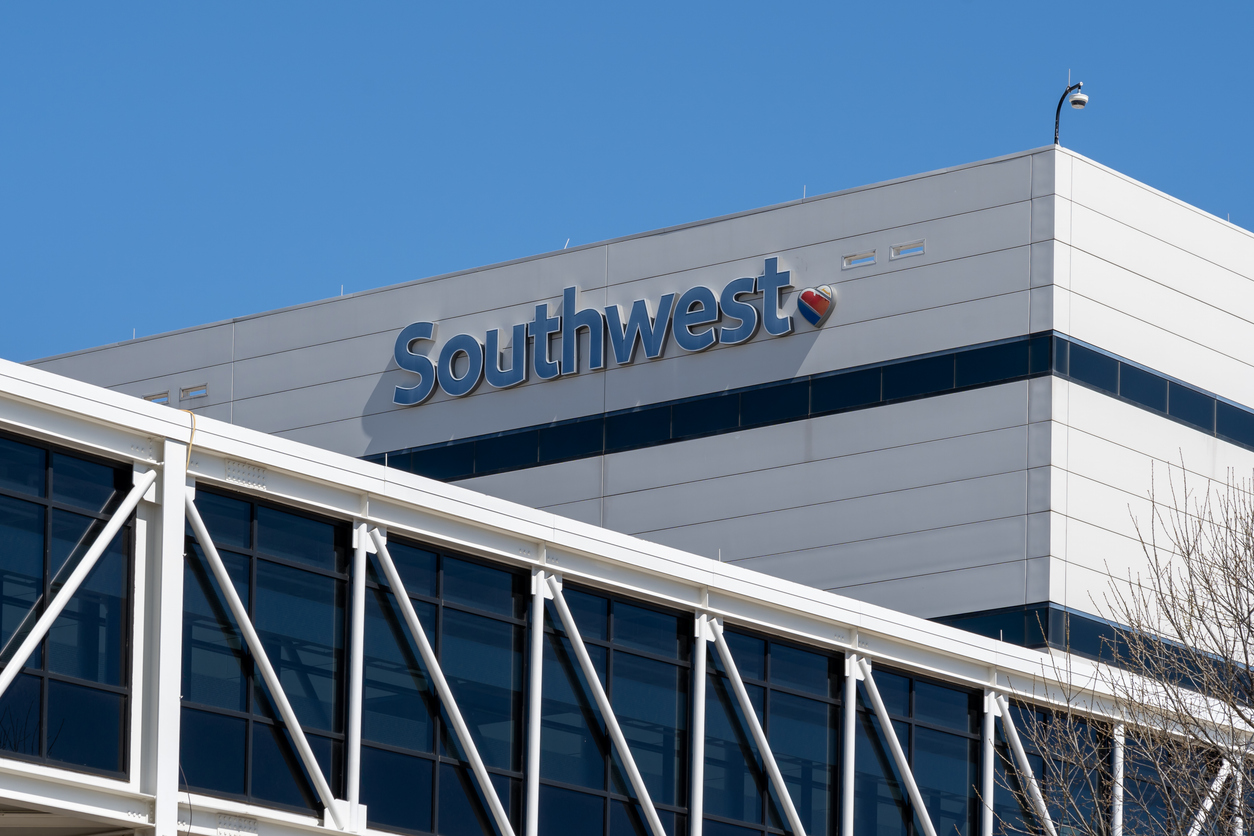 Industrials (names J - Z) - Southwest Airlines Co HQ photo- byJHVEPhoto via iStock