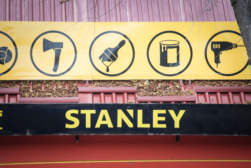 Stanley Black & Decker Inc sign-by BalkansCat via Shutterstock