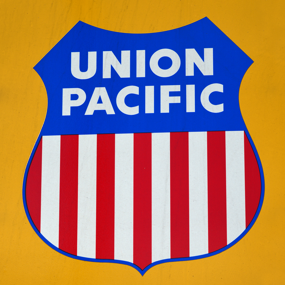 Industrials (names J - Z) - Union Pacific Corp_ logo-by Richard Thornton via Shutterstock