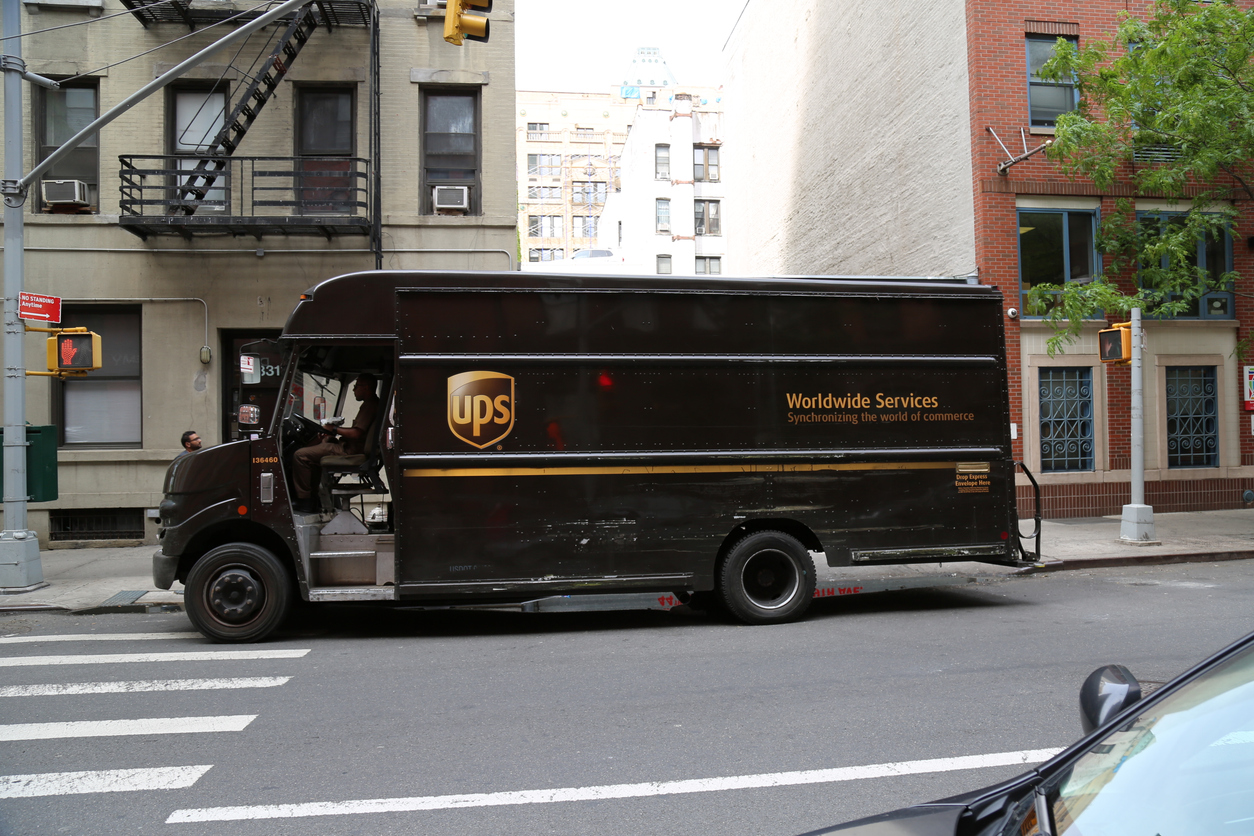 Industrials (names J - Z) - United Parcel Service, Inc_ delivery truck-by pablorebo1984 via iStock