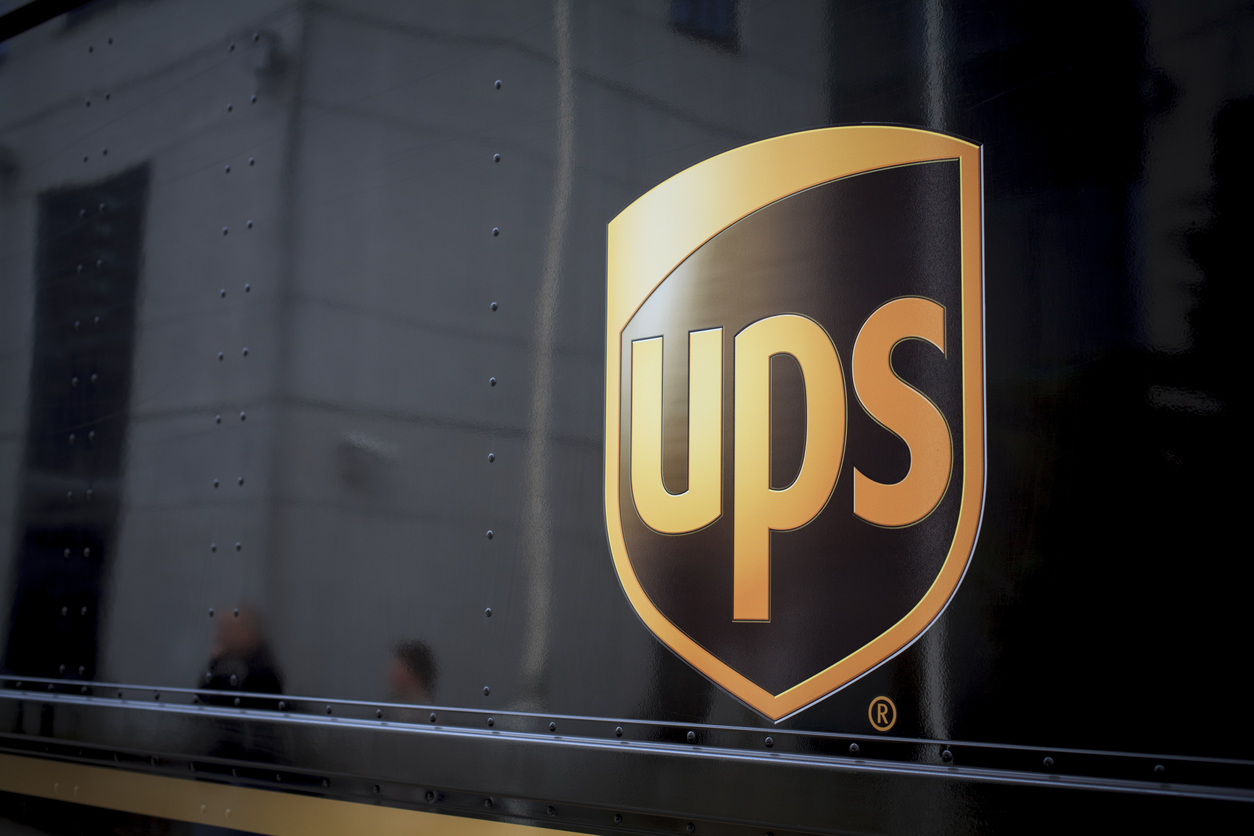 Industrials (names J - Z) - United Parcel Service, Inc_ logo on truck-by 100pk via iStock