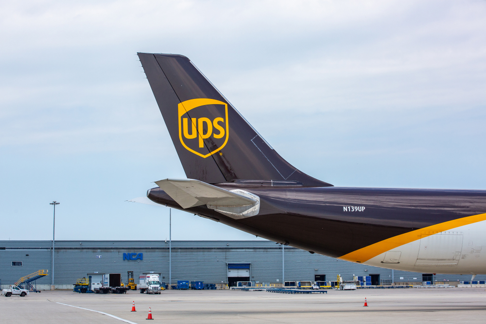 Industrials (names J - Z) - United Parcel Service, Inc_ plane-by Carlos Yudica via Shutterstock