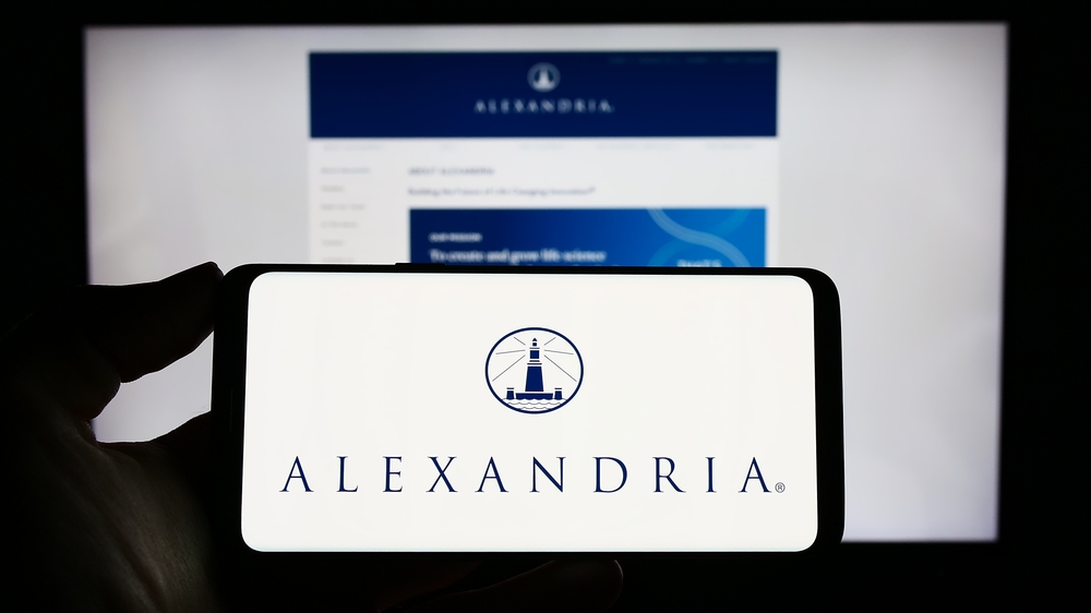 Real Estate - Alexandria Real Estate Equities Inc_ logo and website-by T_Schneider via Shutterstock