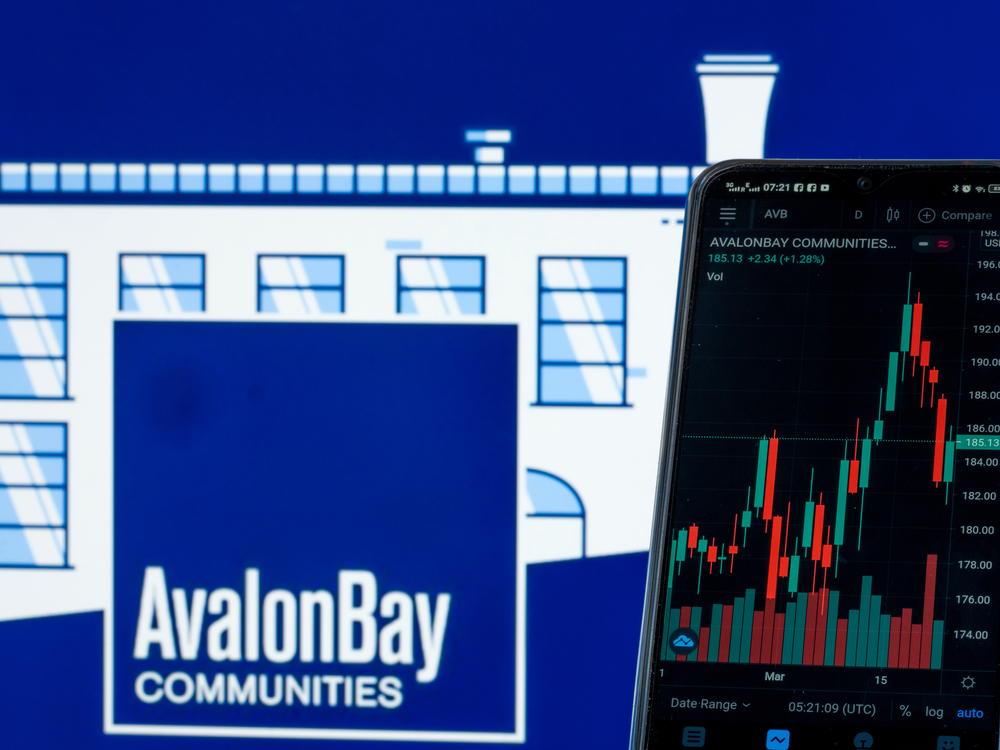 Real Estate - Avalonbay Communities Inc_ logo and chart-by IgorGolovniov via Shutterstock