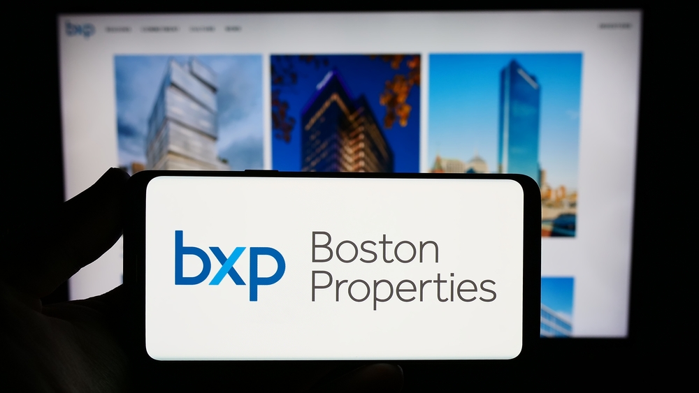 Real Estate - Boston Properties, Inc_ logo on phone and website-by T_Schneider via Shutterstock