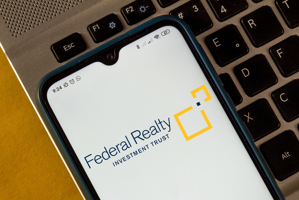 Real Estate - Federal Realty Investment Trust_ logo on smartphone-by rafapress via Shutterstock