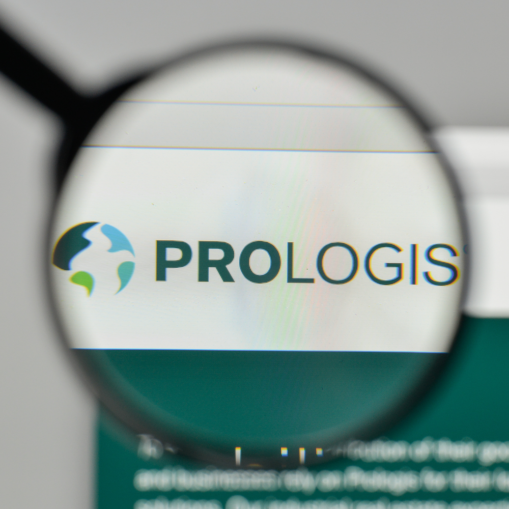 Real Estate - Prologis Inc logo magnified-by Casimiro PT via Shutterstock