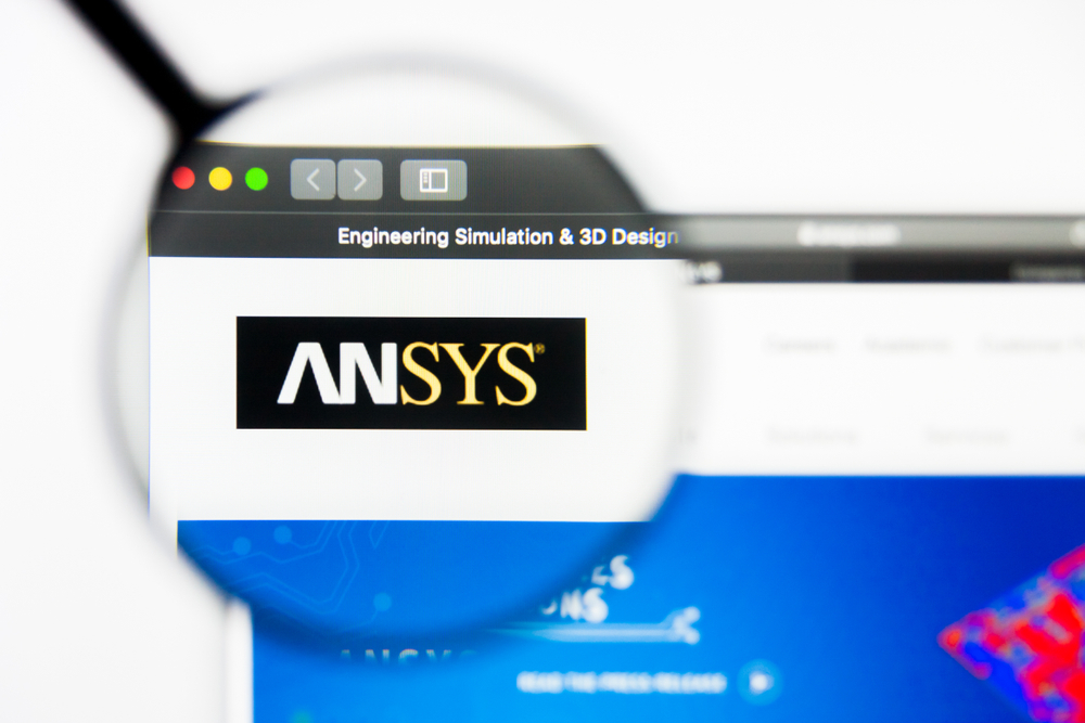 Technology (names A - I) - Ansys Inc_ website logo magnified-by Pavel Kapysh via Shutterstock