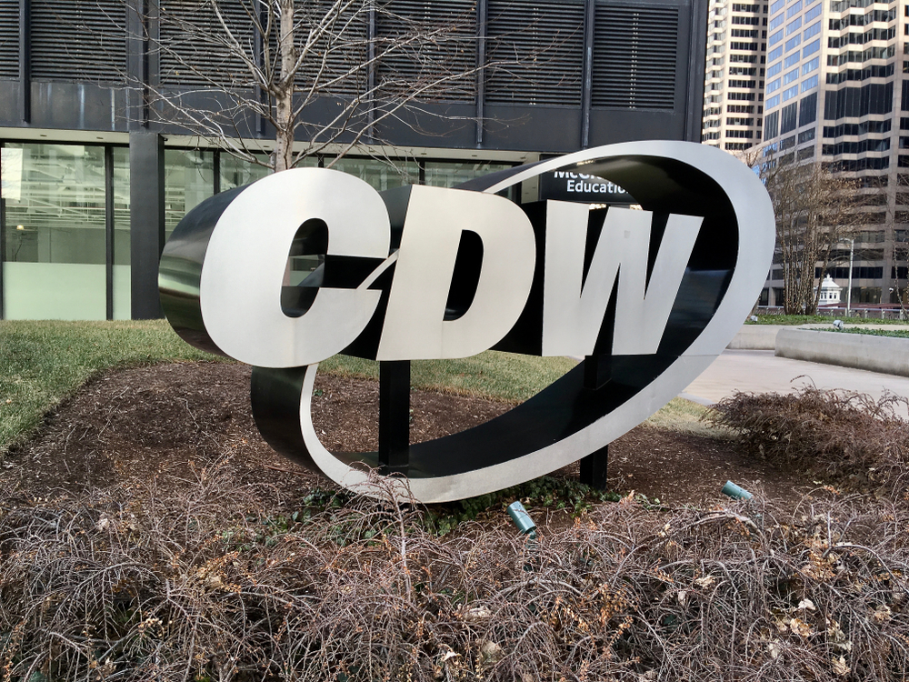 Technology (names A - I) - CDW Corp logo outside Chicago office-by Steve Hamann via Shutterstock