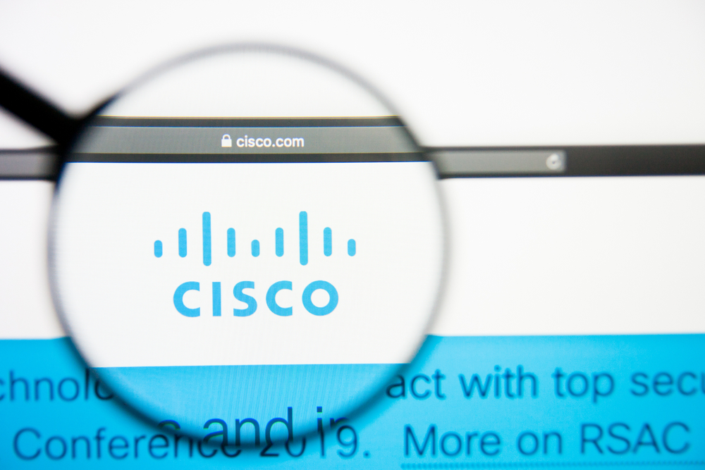 Technology (names A - I) - Cisco Systems, Inc_ magnified logo-by Pavel Kapysh via Shutterstock