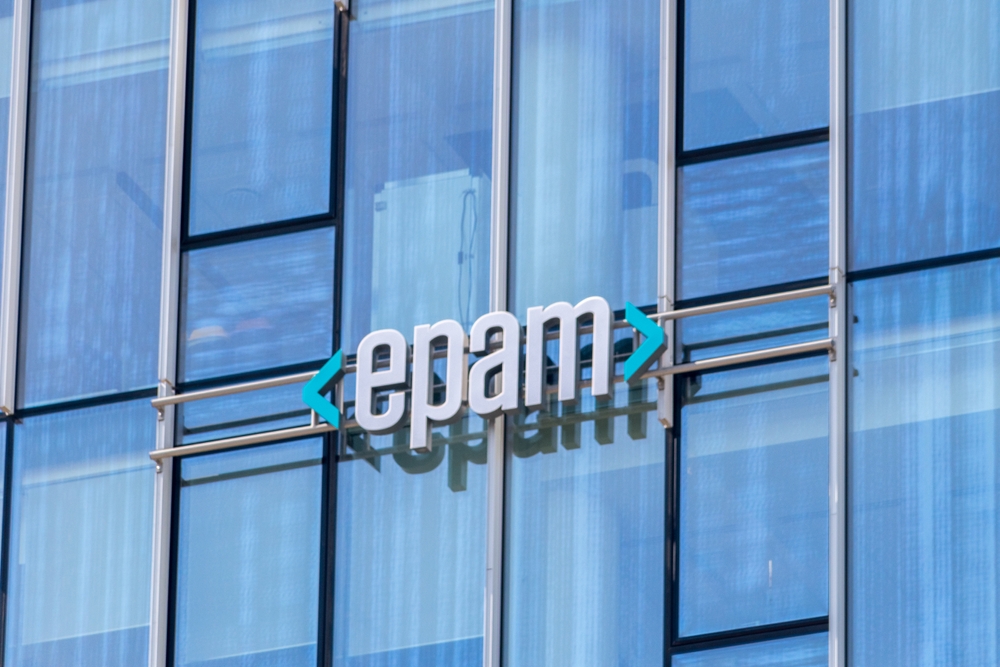 Technology (names A - I) - EPAM Systems Inc logo on building-by Robson90 via Shutterstock