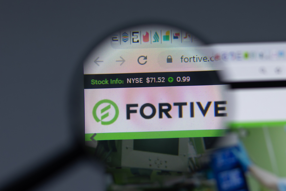 Fortive Corp logo magnified-by Postmodern Studio via Shutterstock