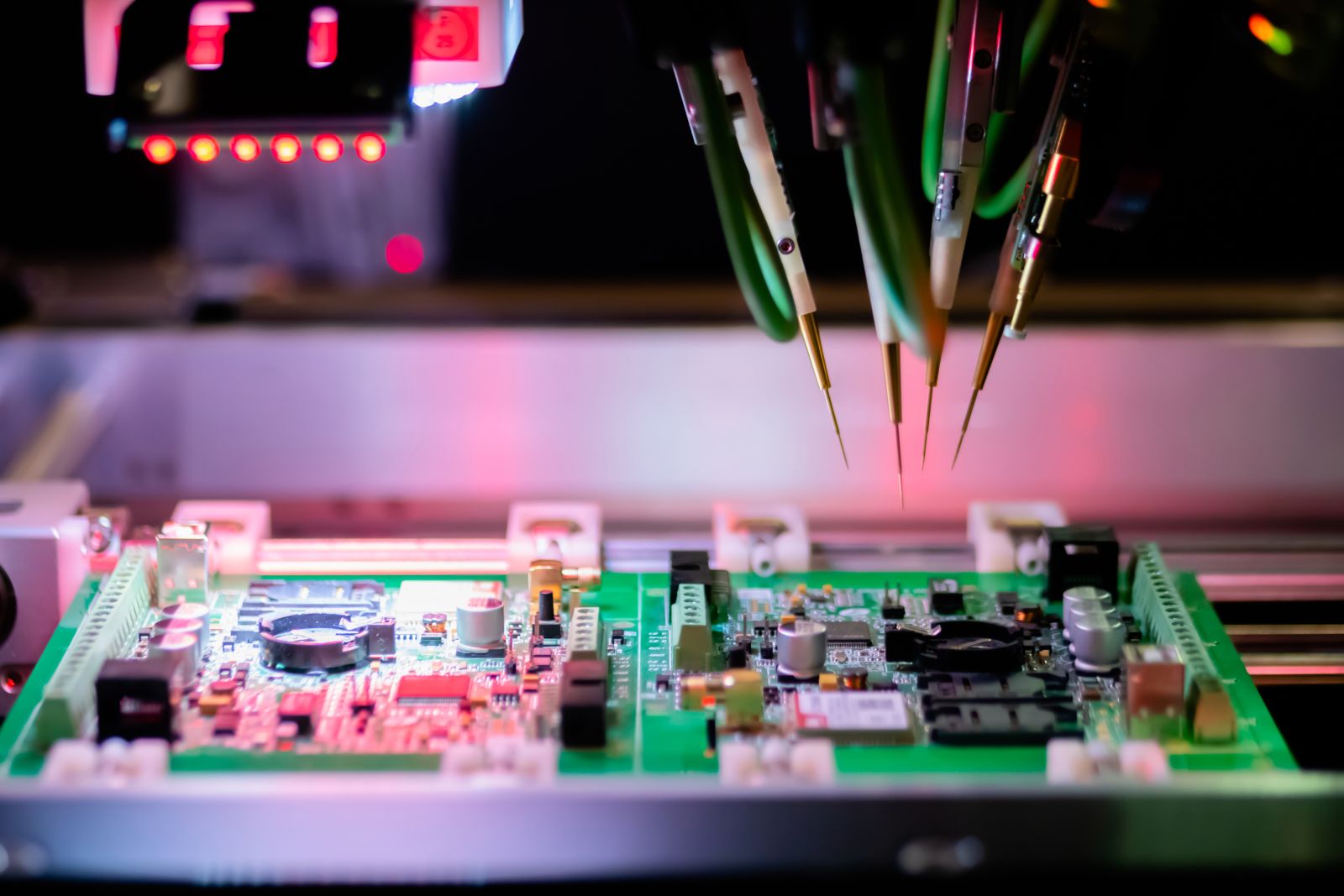Automation machine equipment quality testing circuit board by zyabich via Adobe Stock