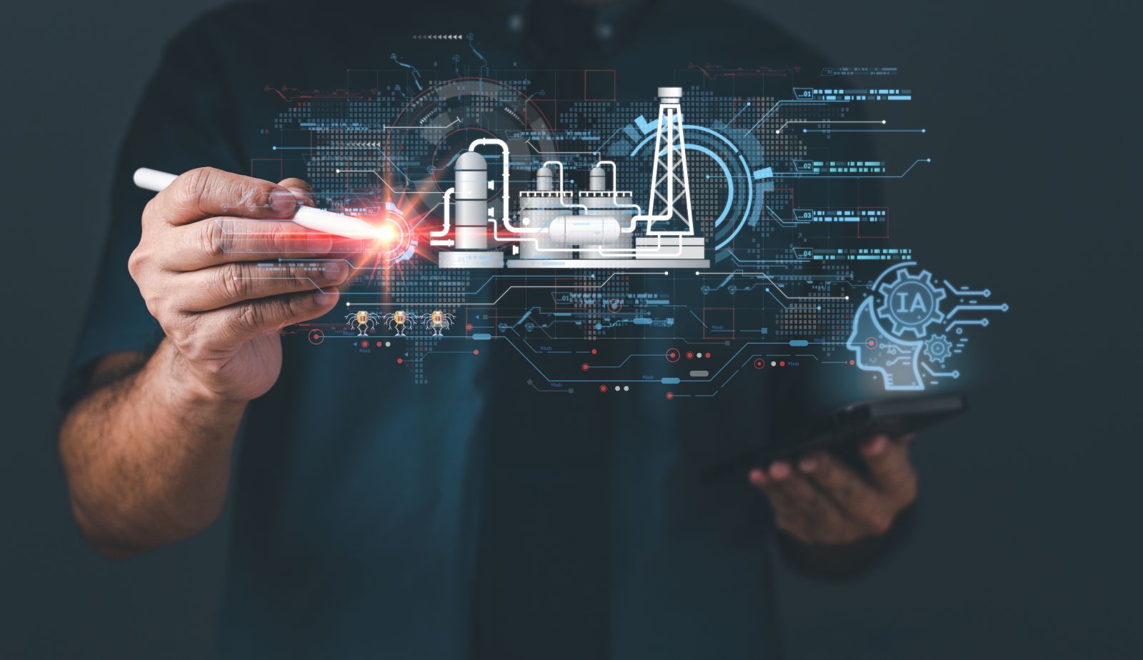 Digital transformation IoT industrial technology by Mdisk via Adobe Stock