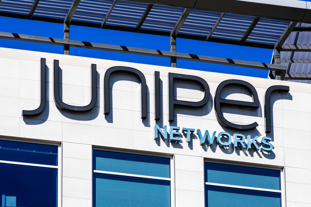 Technology (names J - Z) - Juniper Networks Inc HQ sign-by Sundry Photography via Shutterstock