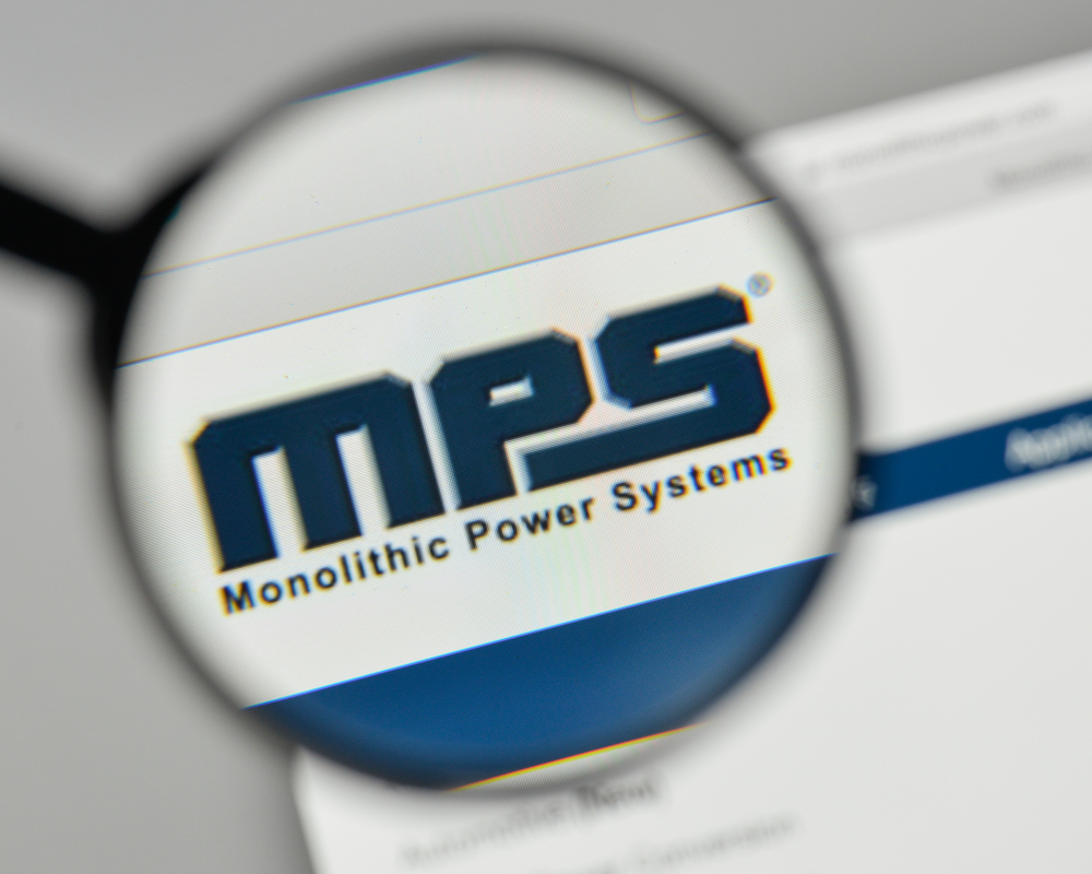 Technology (names J - Z) - Monolithic Power System Inc logo magnified-by Casimiro PT via Shutterstock