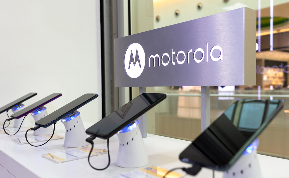 Technology (names J - Z) - Motorola Solutions Inc lofo on display-by N_Z_Photography via Shutterstock