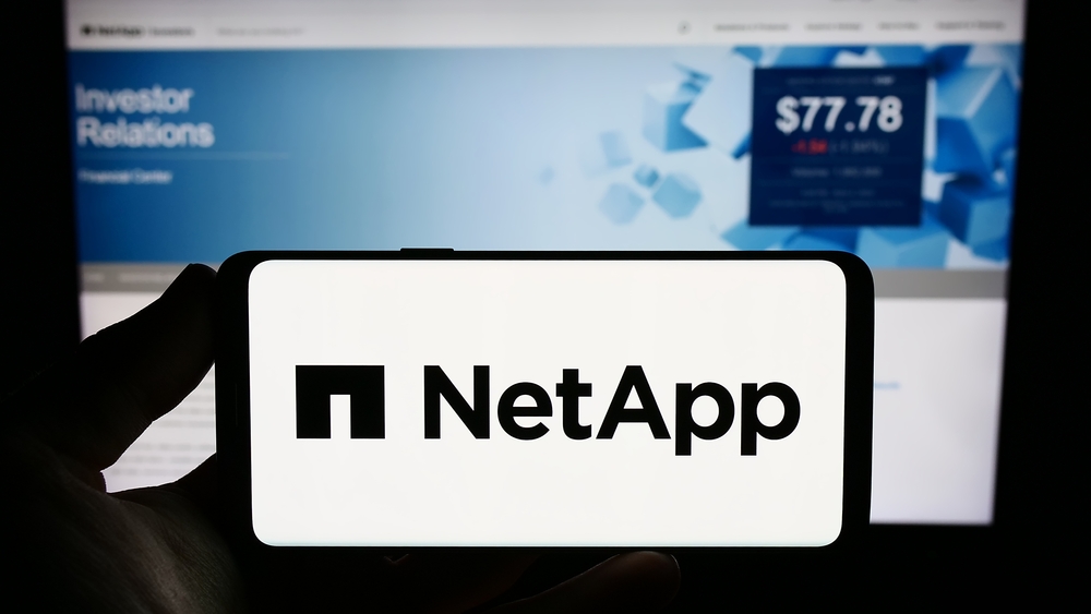 Technology (names J - Z) - Netapp Inc logo on phone-by T_Schneider via Shutterstock