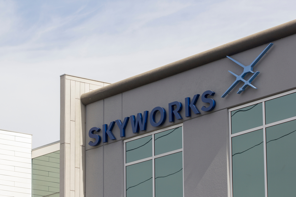 Technology (names J - Z) - Skyworks Solutions, Inc_ logo on building-by Tada Images via Shutterstock