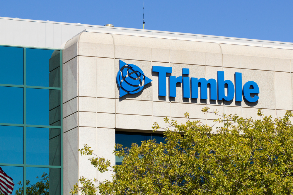 Technology (names J - Z) - Trimble Inc logo on building-by Tada Images via Shutterstock