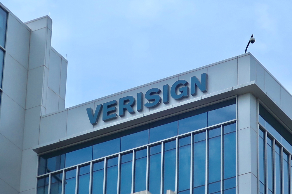 Technology (names J - Z) - Verisign Inc_ sign on HQ building-by DCStockPhotography via Shutterstock