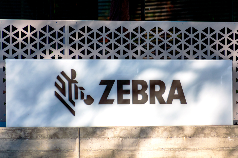 Technology (names J - Z) - Zebra Technologies Corp_ logo on building-by Michael Vi via Shutterstock