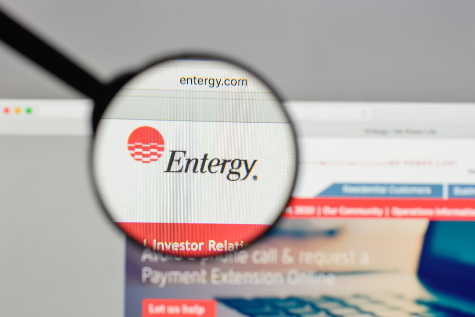 Entergy logo on the website homepage_ By Casimiro