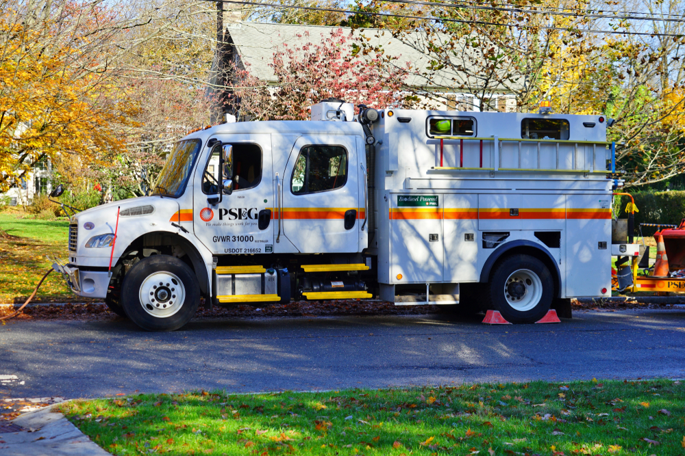 Utilities - Public Service Enterprise Group Inc_ work truck-by EQRoy via Shutterstock