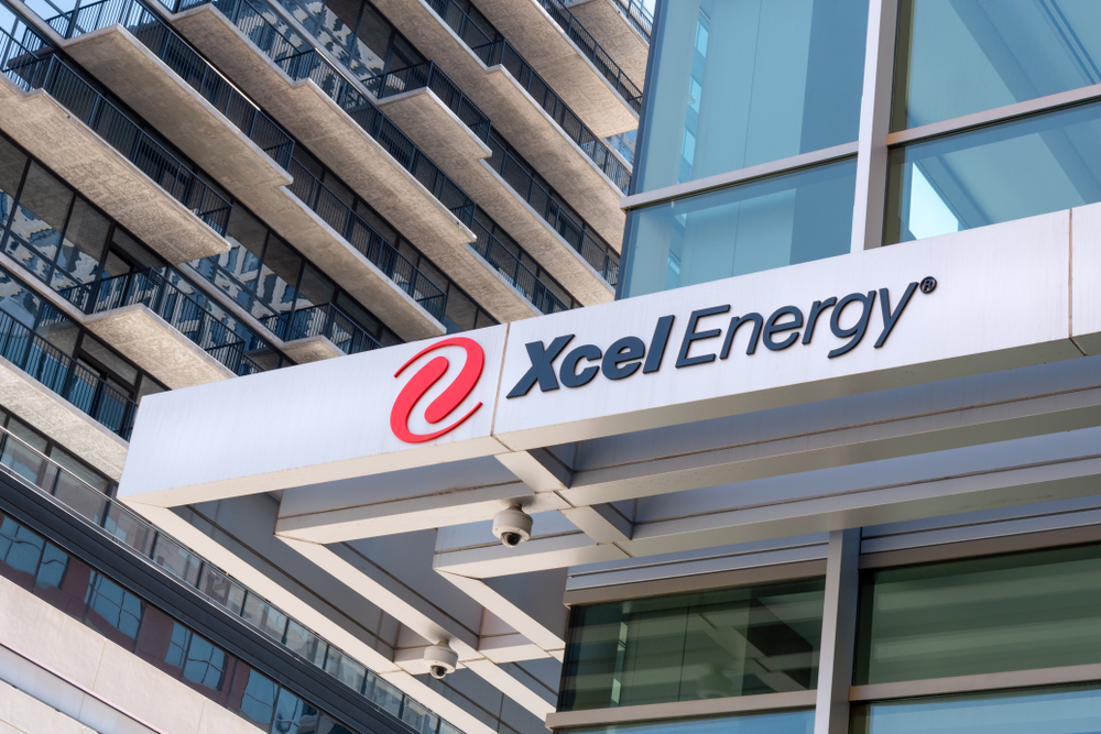 Utilities - Xcel Energy, Inc_ sign on building-by Ken Wolter via Shutterstock