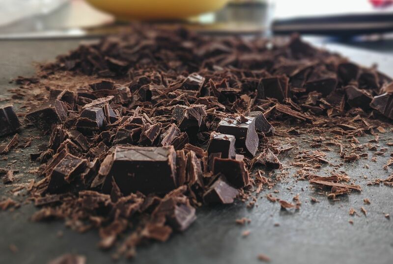 Cocoa - Chocolate Cocoa Chopped on Table